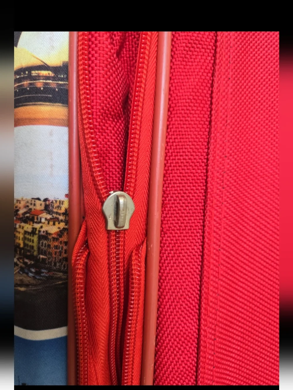 Vintage Marilyn Monroe Photo Collage Carry-On Luggage - Red Trim